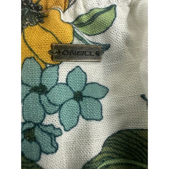 O'Neill Size XXL Sadi Maxi Dress Strapless Floral Beach Flowy Vacation Resort - Picture 12 of 16